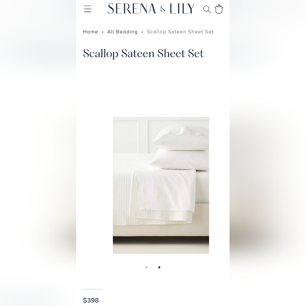 Serena & Lily sheets